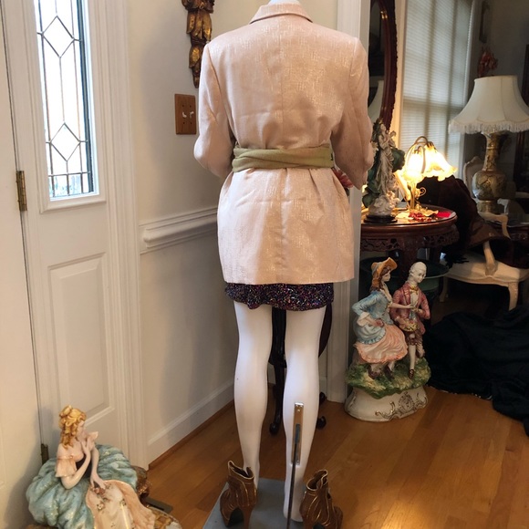 EXCELLENT CONDITION NASTY GAL PINK METALLIC BLAZER - Picture 5 of 5